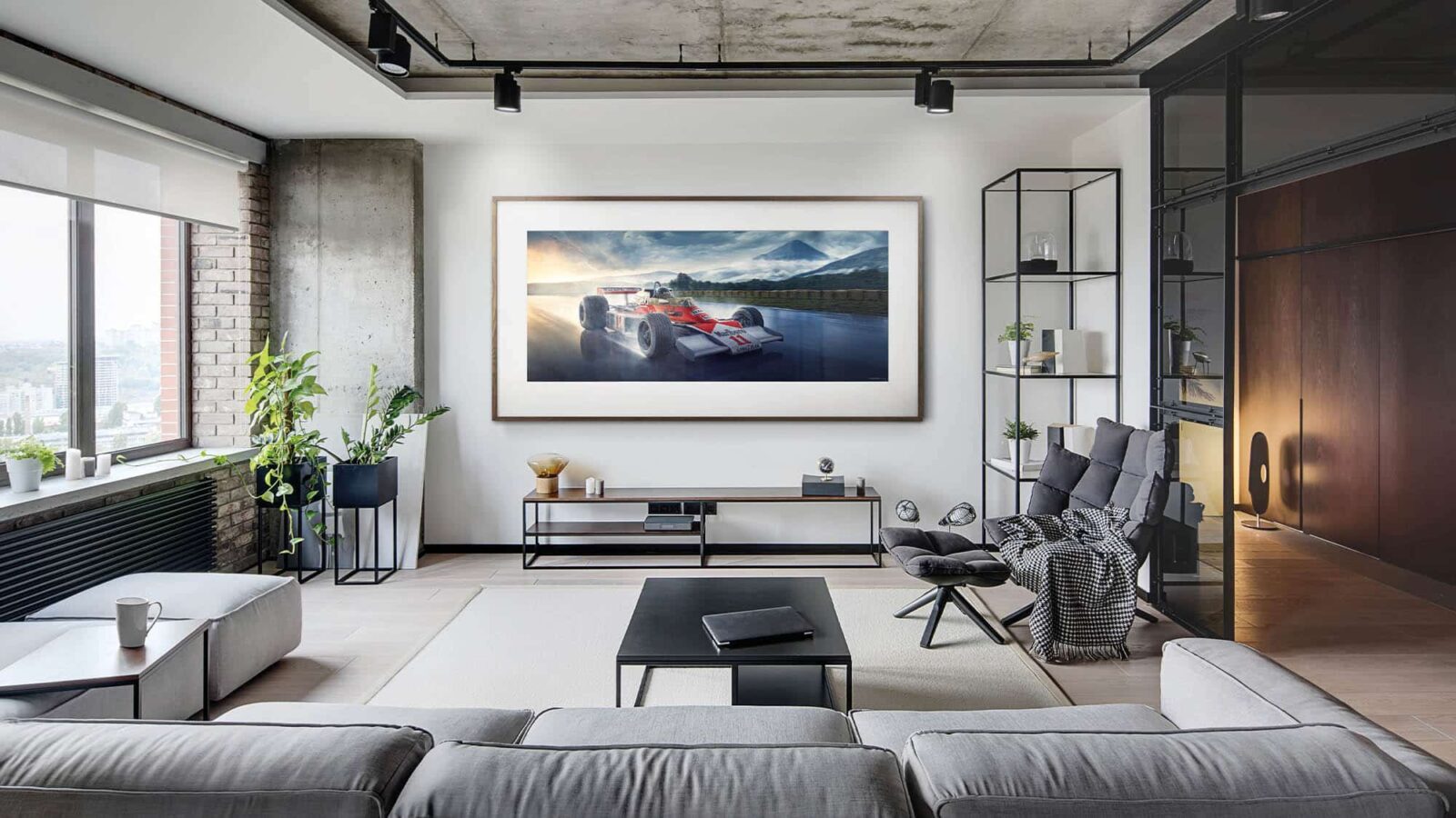 Hunting for victory James Hunt print