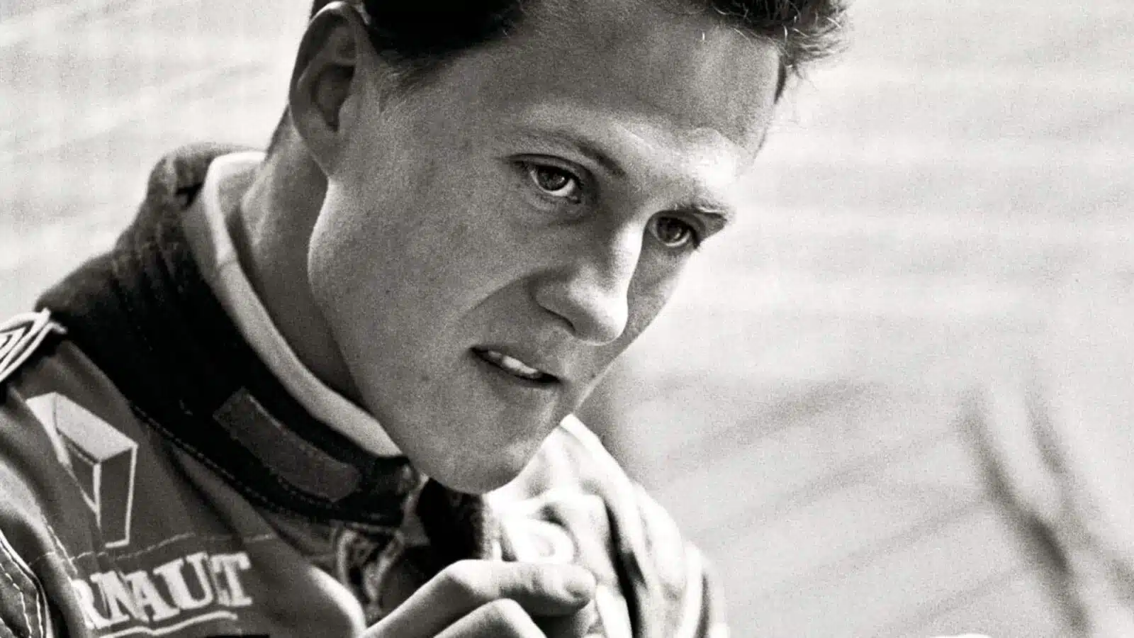 Michael Schumacher in Benetton race suit