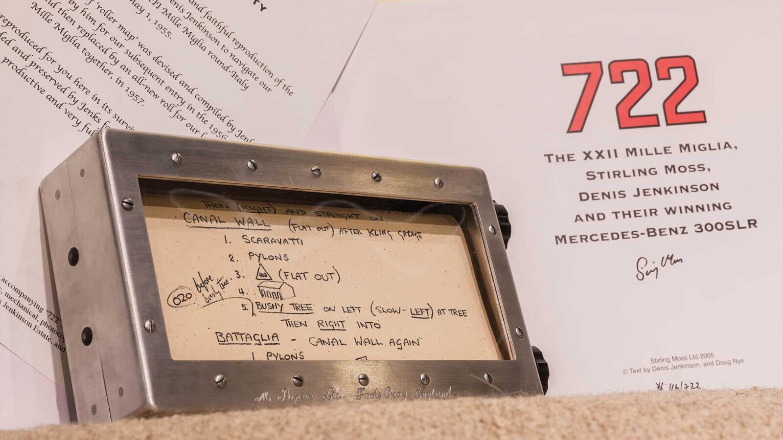 Stirling Moss Mille Miglia roller