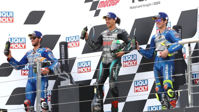 Teurel GP MotoGP podium 2020