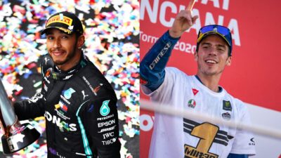Lewis Hamilton, 2020 Turkish GP | Joan Mir, 2020 MotoGP Valencia GP