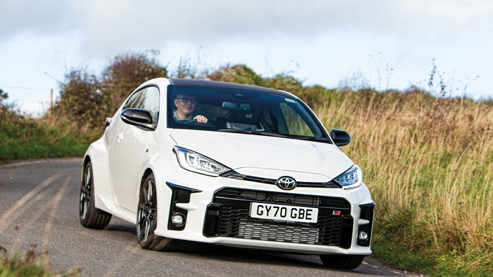 Joe Dunn driving the 2020 Toyota Yaris GR