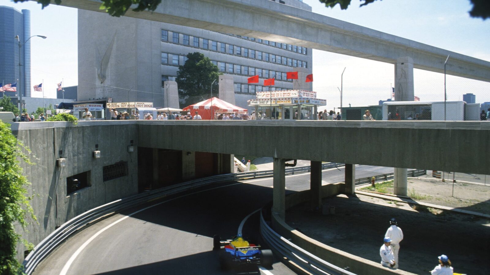 Alessandro Nannini in the 1988 Detroit Grand Prix