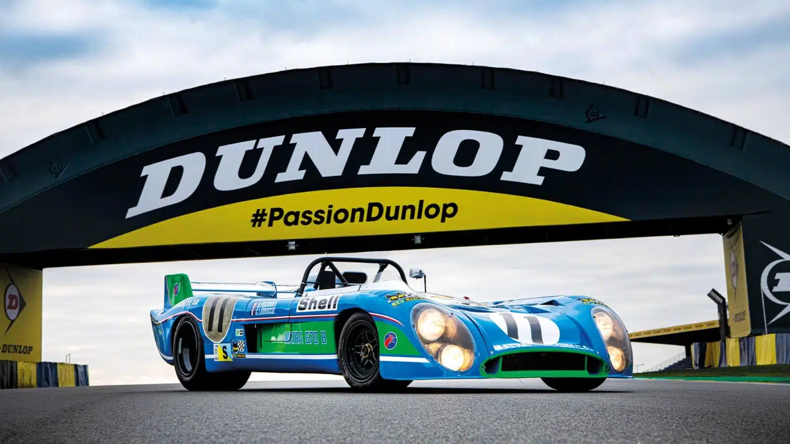 Matra MS670 at the Le Mans Dunlop Bridge