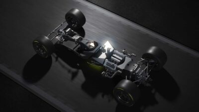 Peugeot hypercar powertrain overhead