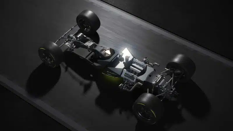 Peugeot hypercar powertrain overhead