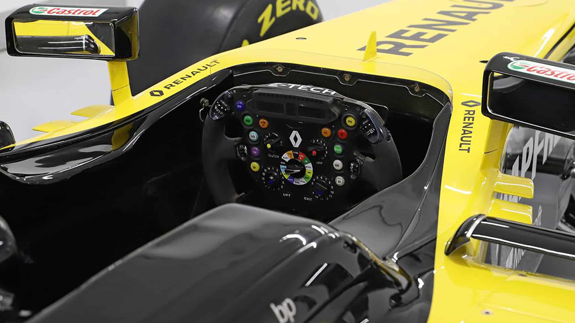Renault RS16 for auction cockpit