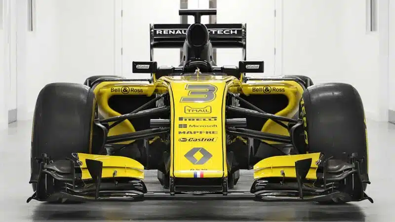 Renault RS16 for auction front