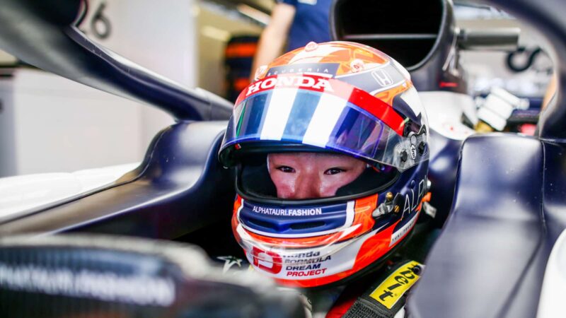 Yuki Tsunoda, 2020 Abu Dhabi test