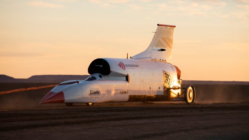 Bloodhound LSR car