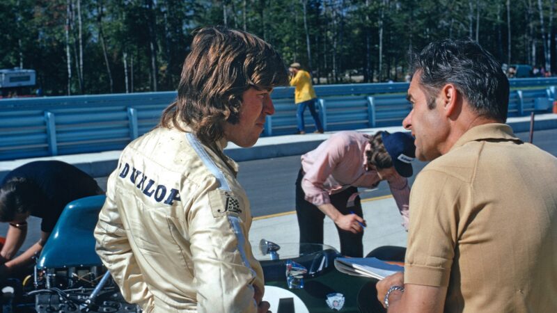 Chris Craft ahead of the 1971 Canadian Grand Prix