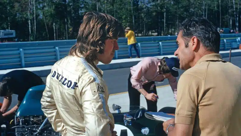 Chris Craft ahead of the 1971 Canadian Grand Prix