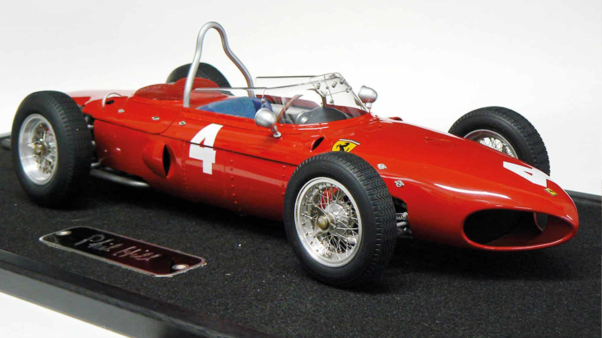 Phil Hill Signed Ferrari model tq