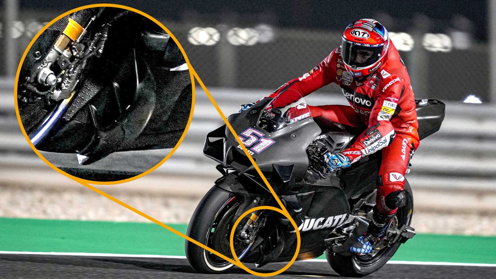 Pirro Ducati aero detail 2021 testing