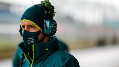 Sebastian Vettel, Aston Martin test 2021