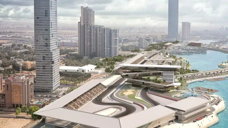 Saudi Arabia F1 street circuit