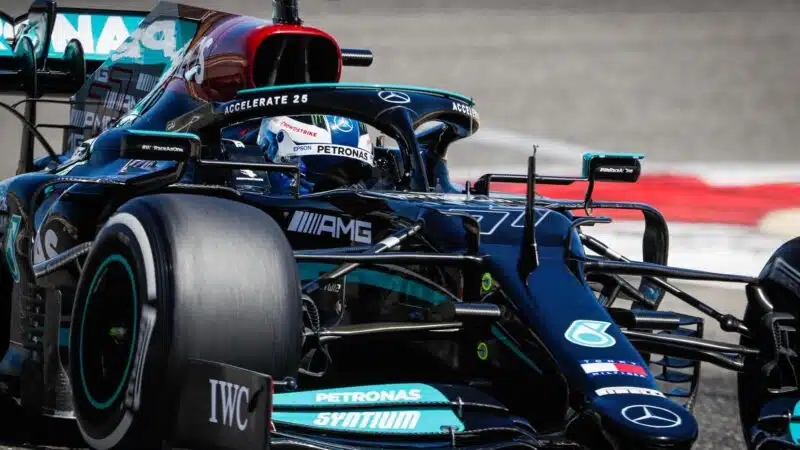Valtteri Bottas 2021 Mercedes testing