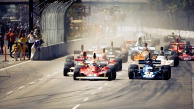 Start of the 1976 Grand Prix West at Long Beach