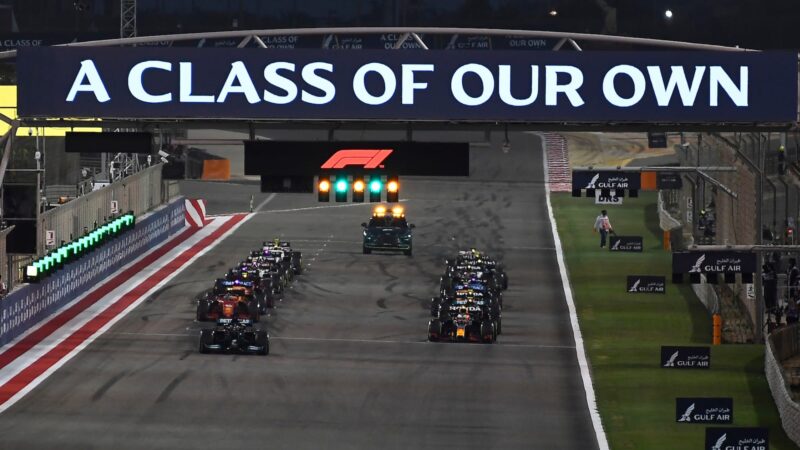 2021 Bahrain GP start