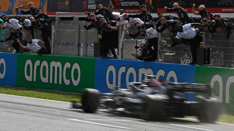 Hamilton Spain finish 2021