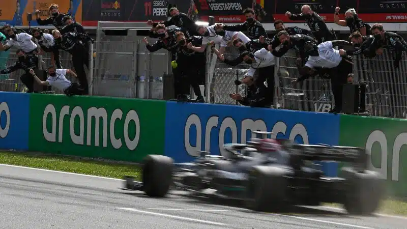 Hamilton Spain finish 2021