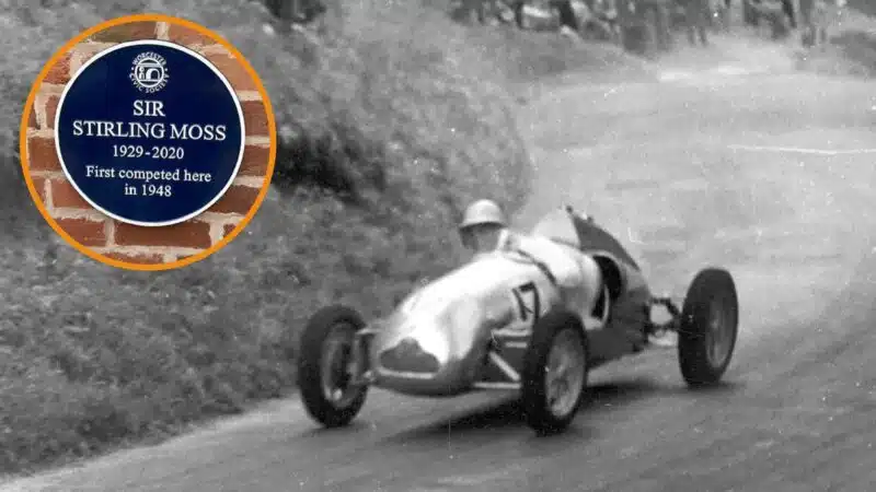 Moss hillclimb plaque