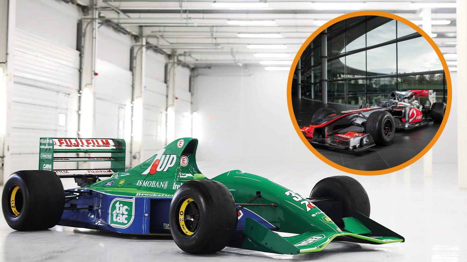 Jordan 191 and McLaren
