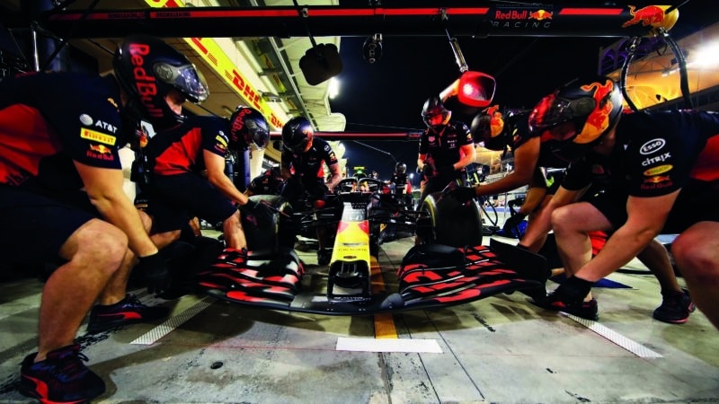 Red-Bull-pitstop-at-2020-Sakhir-GP