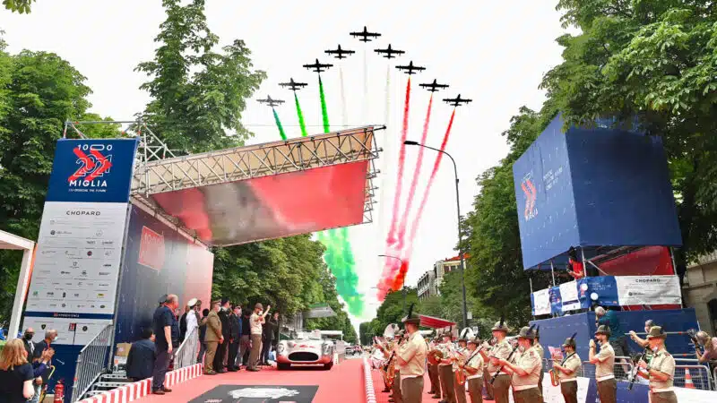 Start of the 2021 Mille Miglia