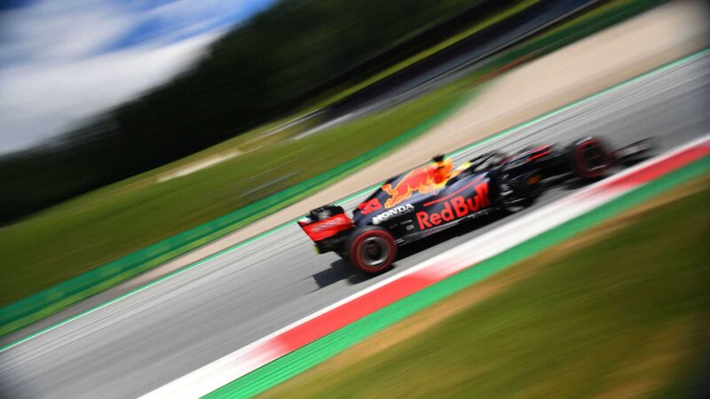 Max Verstappen in practice for the 2021 Styrian Grand Prix