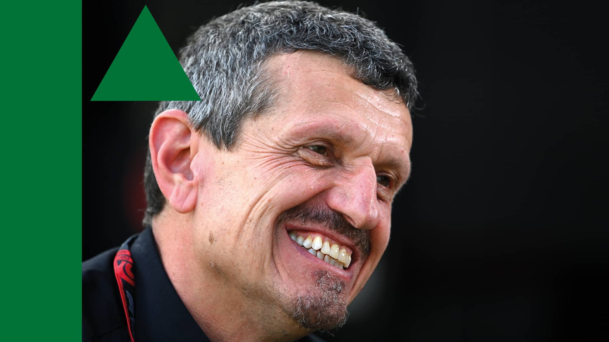 Gunther Steiner going up