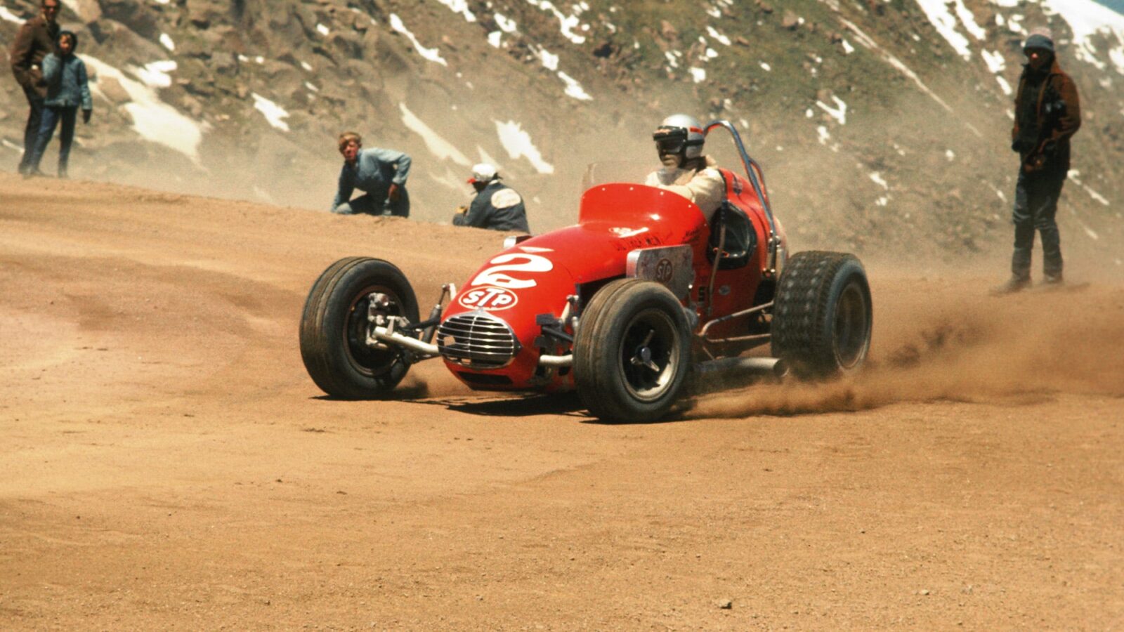 Mario Andretti on Pikes Peak in 1969
