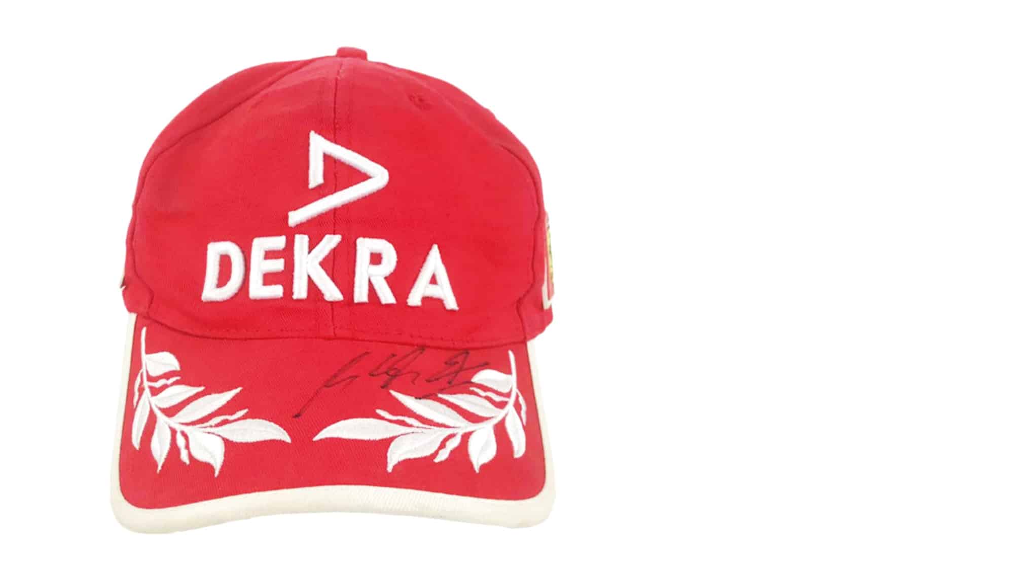 Michael Schumacher signed cap