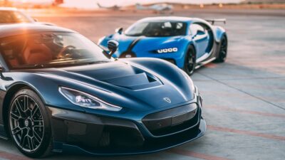 Rimac Nevera and Bugatti Chiron