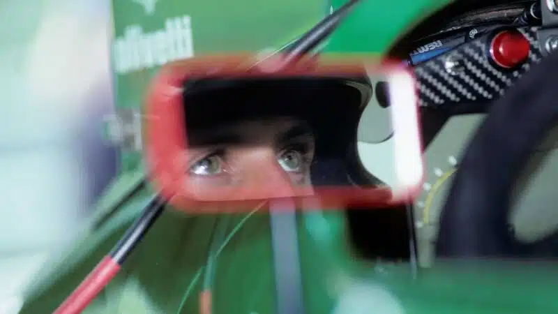 Michael Schumacher, Jordan-Ford 191, Grand Prix of Belgium, Spa Francorchamps, 25 August 1991. Michael Schumacher's eyes show his concentration. (Photo by Paul-Henri Cahier/Getty Images)