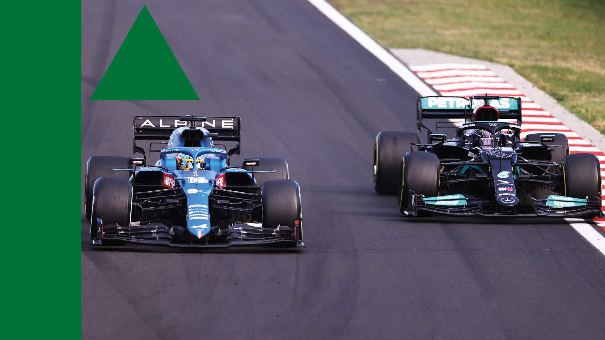 Alonso Hamilton going up