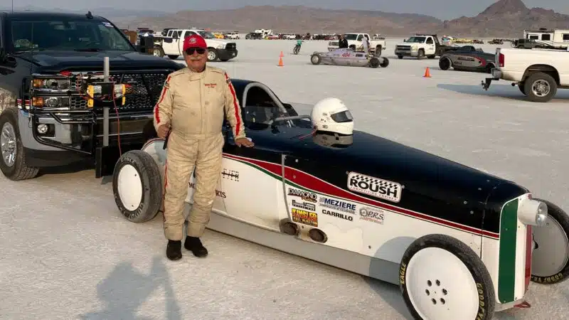 Bob Sirna with his Ford Model A Roadster