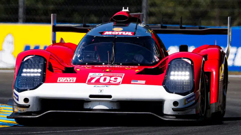 709 Briscoe Ryan (nzl), Westbrook Richard (gbr), Dumas Romain (fra), Glickenhaus Racing, Glickenhaus 007 LMH, action during the Le Mans test day prior the 4th round of the 2021 FIA World Endurance Championship, FIA WEC, on the Circuit de la Sarthe, on August 15, 2021 in Le Mans, France - Photo Frédéric Le Floc'h / DPPI