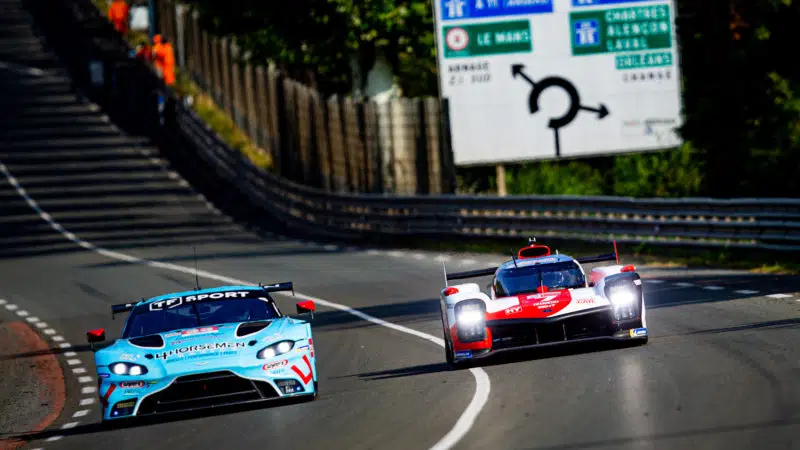 Toyota Hypercar and Aston Martin at Le Mans 2021