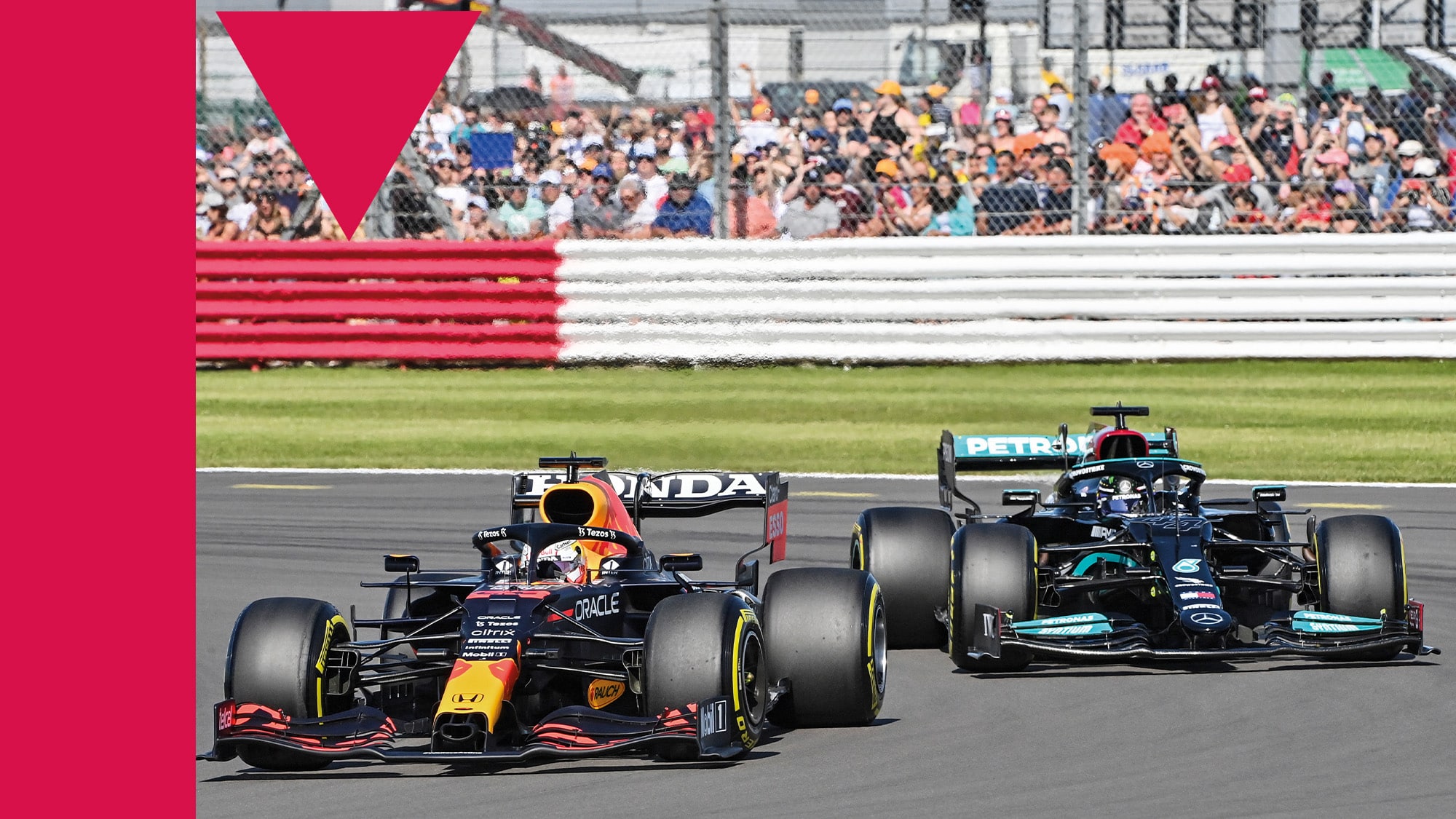 Verstappen and Hamilton going down