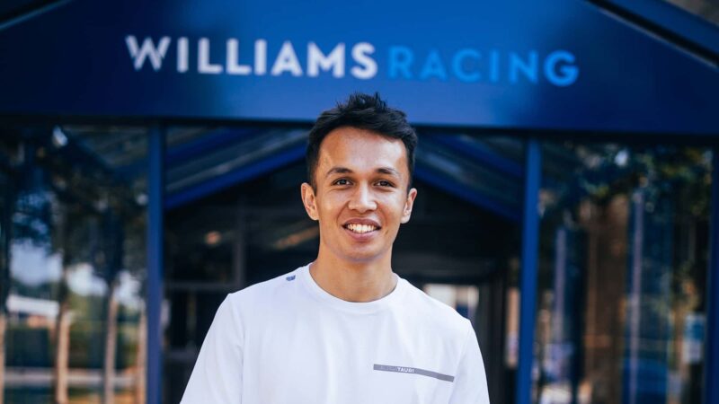 Alex Albon Williams portrait