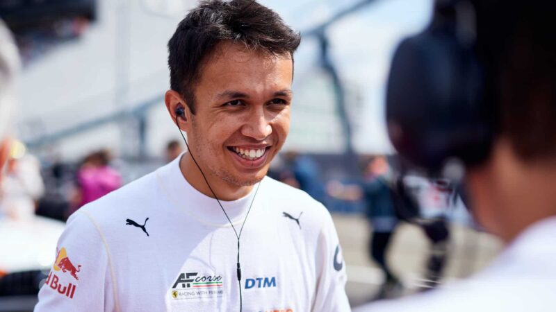 Alex Albon ahead of DTM race