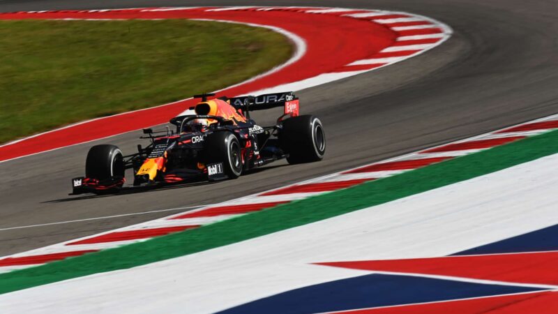 Max Verstappen at COTA