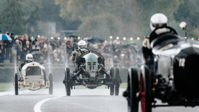 Vinatge cars at Goodwood Members Meeting