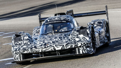 Porsche LMDh Le Mans car