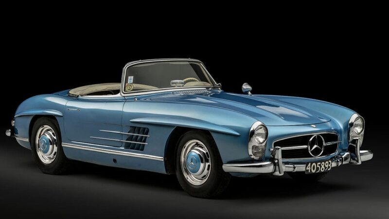 Juan Manual Fangio's Mercedes 300 SL a gift from Mercedes