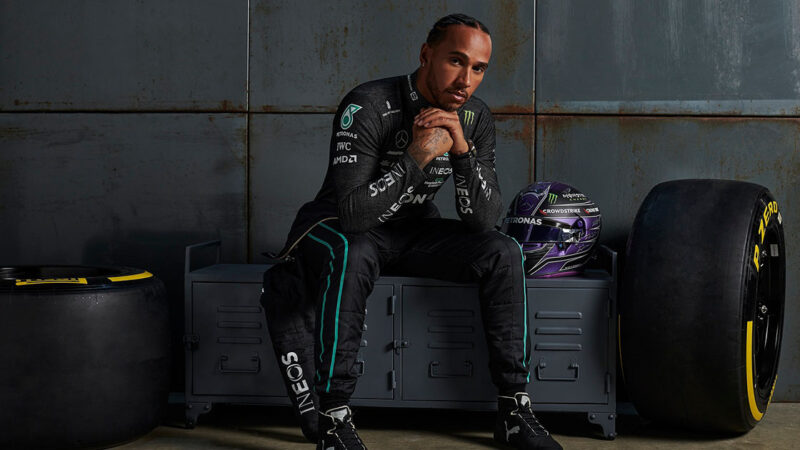 Lewis Hamilton 2022 studio shot