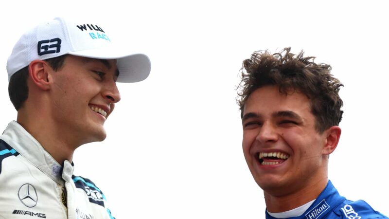 Lando Norris and George Russell