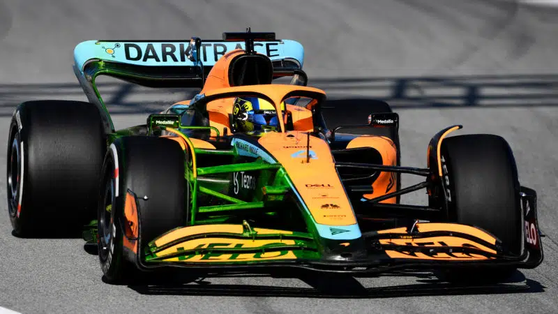 McLaren MCL36 at F1 testing