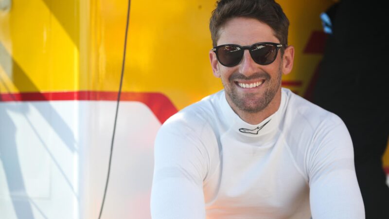 Romain Grosjean portrait in 2022